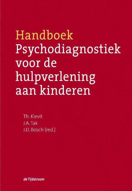 Handboek Psychodiagnostiek voor de hulpverlening aan kinderen
