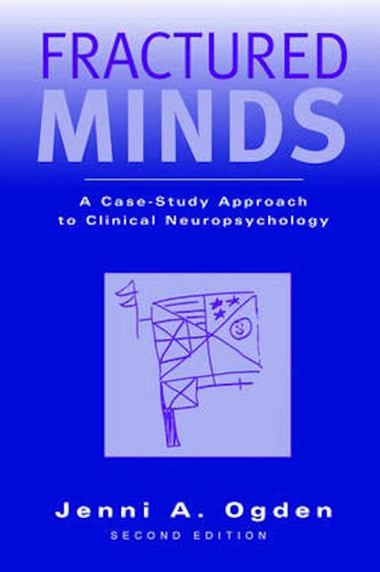 Samenvatting Fractured Minds -  Clinical neuropsychology (PSB3E-CN01)