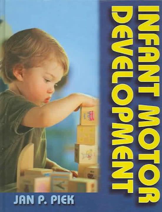 Samenvatting Infant Motor Development, ISBN: 9780736002264  Kinderfysiotherapie
