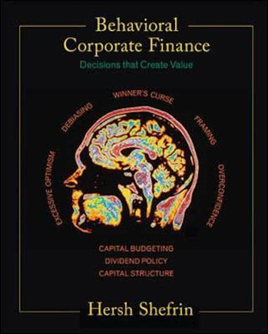 Behavioral Corporate Finance