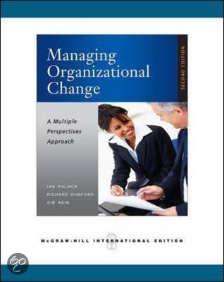 Managing Organizational Change