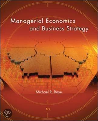 Managerial Economics and Business Strategy