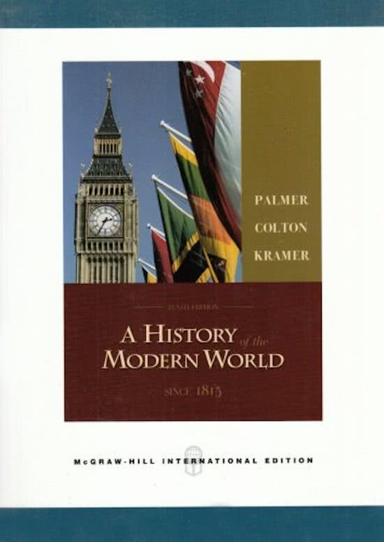 Palmer: A History of the Modern World. H21-H27 (1940 tm 2005)
