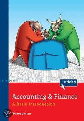 Finance and Accounting summary chapter 8, 10, 11, 12   notes