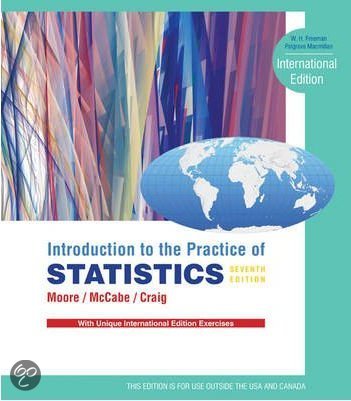 Statistiek 1a - Samenvatting Introduction to the practice of statistics & syllabus
