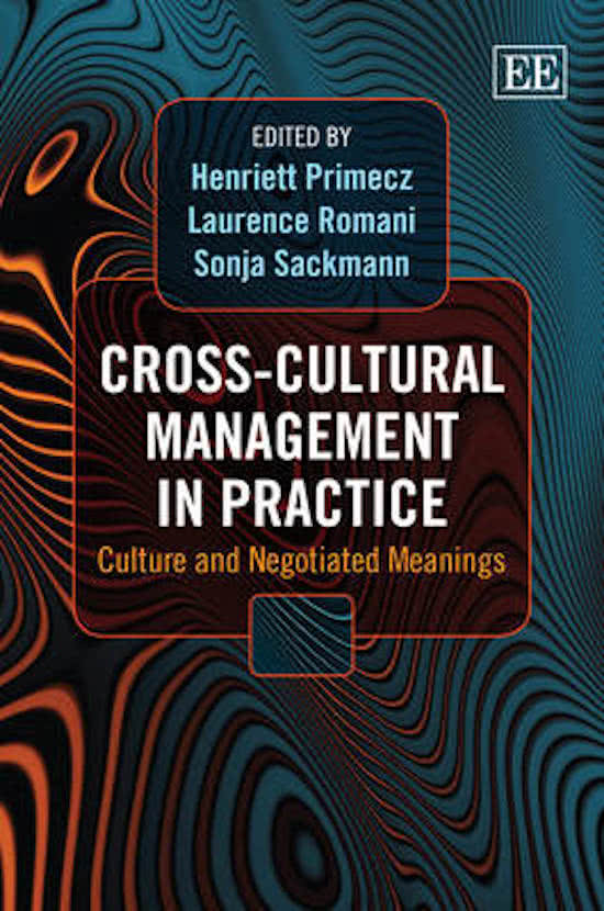 Cross-cultural Management in Practice