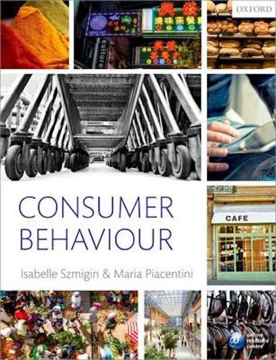 Summary Consumer Behaviour Isabelle Szmigin & Maria Piacentini Oxford University Press