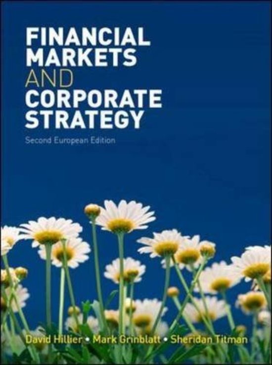 Financial Markets and Corporate Strategy