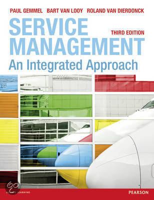 Blok 4 Mens en Organisatie 4 Servicesmanagement - Service Management an intergrated approach