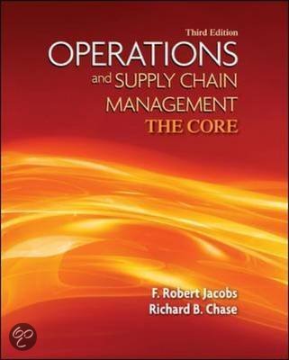 Operations and Supply Chain Management