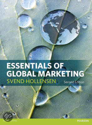 Practical exam  Marketing 2  Essentials of Global Marketing, ISBN: 9780273756545
