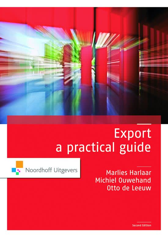 Export a practical guide, Hoofdstuk 1 tm 7