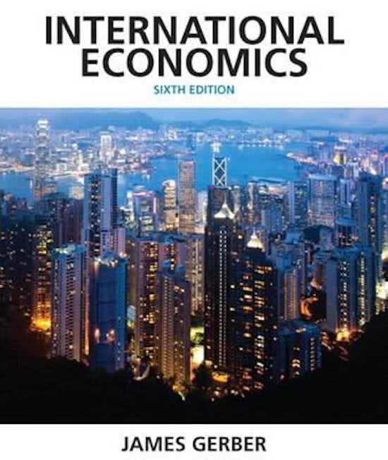 Be Exam Ready with the Updated [International Economics,Gerber,6e] 2023-2024 Test Bank