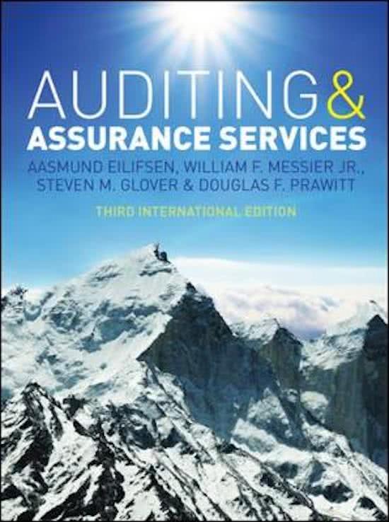 Summary Advanced Auditing 2017-2018