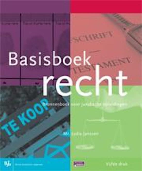 Basisboek recht -  Bronnenboek