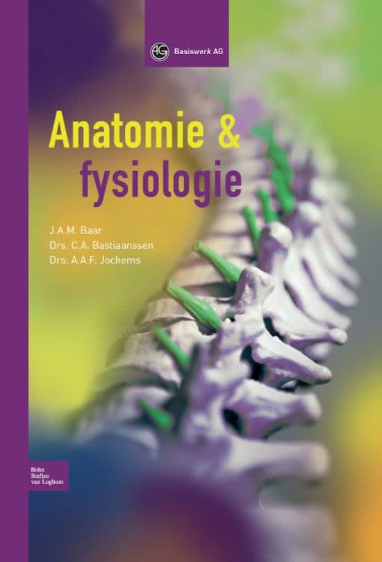 105 Oefenvragen +uitleg bij het vak Fysiologie en Anatomie (jaar 1 NTI)