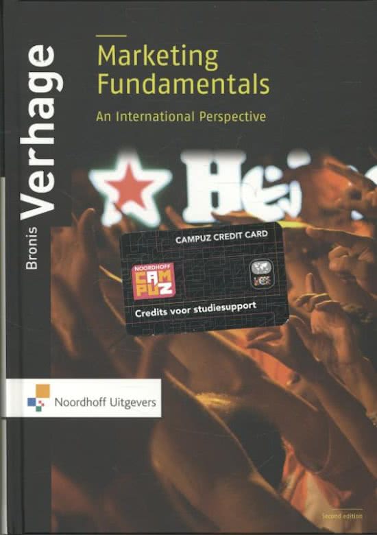 Samenvatting Hoofdstuk 4 Marketing Fundamentals, ISBN: 9789001818661  Marketing