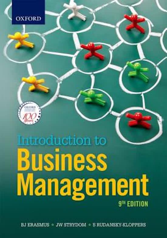 Business management 1501/1601 textbook
