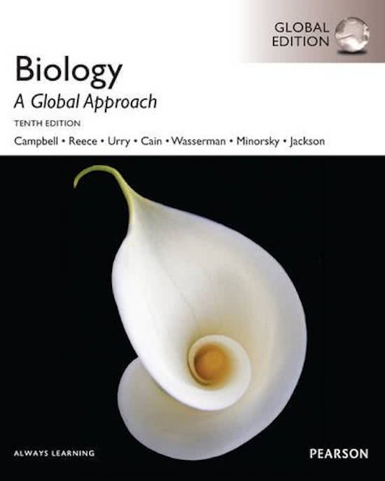 Samenvatting Biology: A Global Approach Global Edition Chapter 12, 13, 14, 15, 23, 47