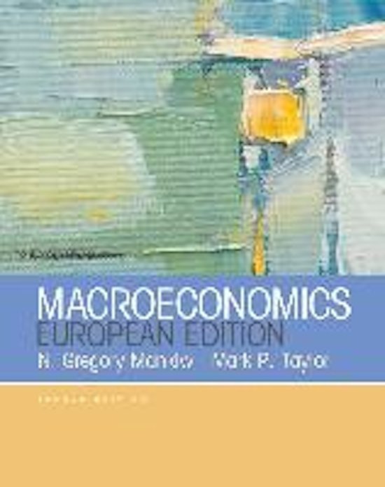 Summary - Macroeconomie 2022/2023