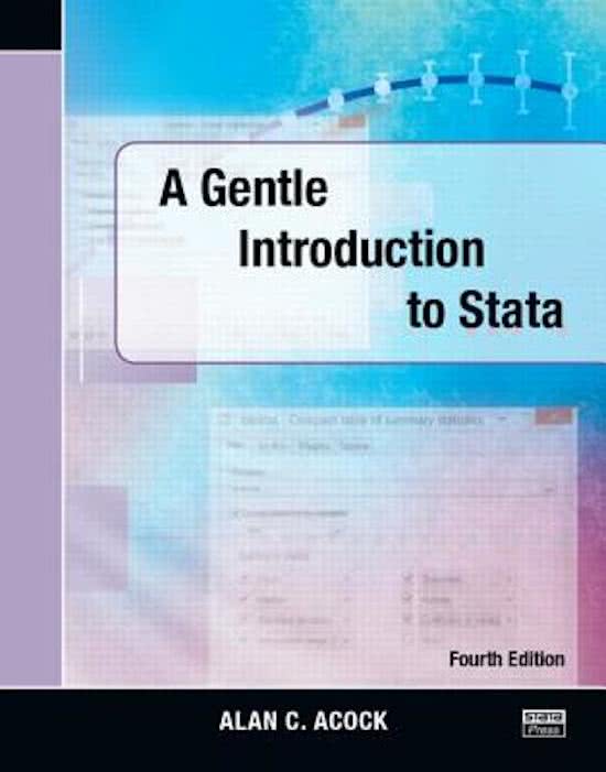A Gentle Introduction to Stata, Fourth Edition