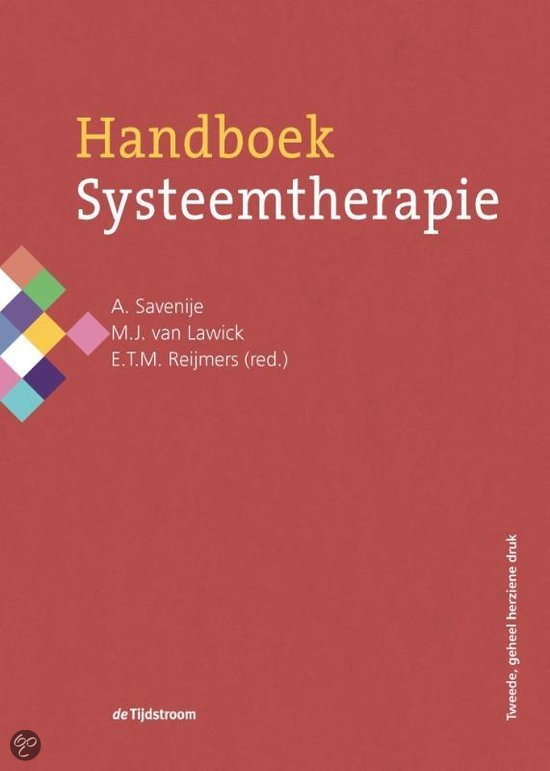 Schematische synthese ‘Handboek Systeemtheorie’; H3, H4, H7, H10, H11, H12, H13 