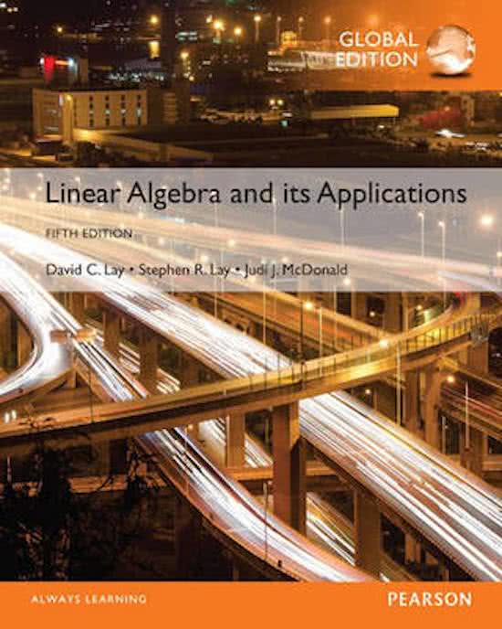 Solutions Manual For Linear Algebra And Its Applications 4th Edition By David C. Lay