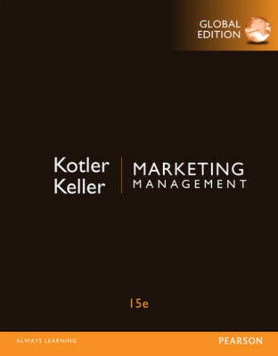 Samenvatting Kottler & Keller