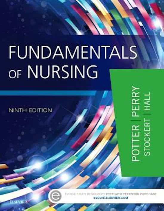 Fundamentals of Nursing 9th Edition Potter – Perry Test Bank (LATEST).